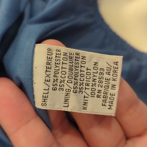 Vintage Members‎ Only Jacket size 46 White Blue 3 in 1 Convertible Vest - Picture 10 of 16